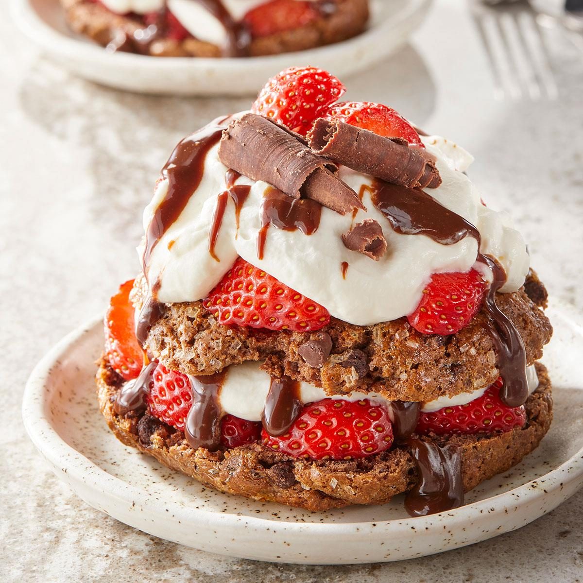 Chocolate Strawberry Shortcakes