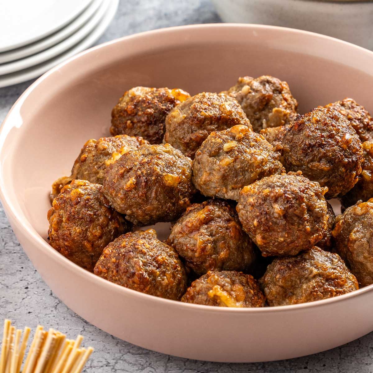 Keto Air-Fryer Meatballs