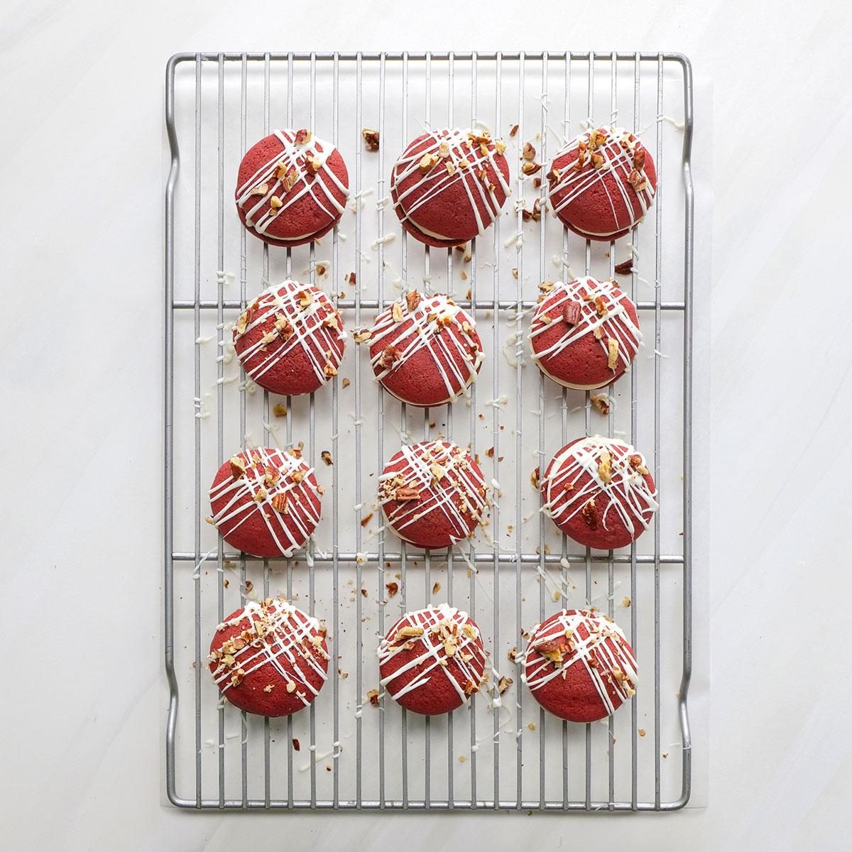 Red Velvet Whoopie Pies