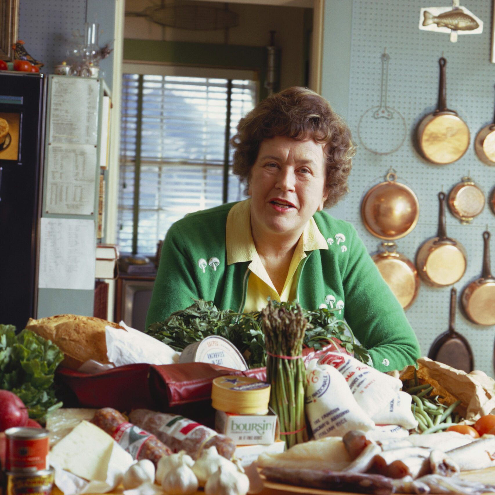 Portrait Of Julia Child In Her Kitchen