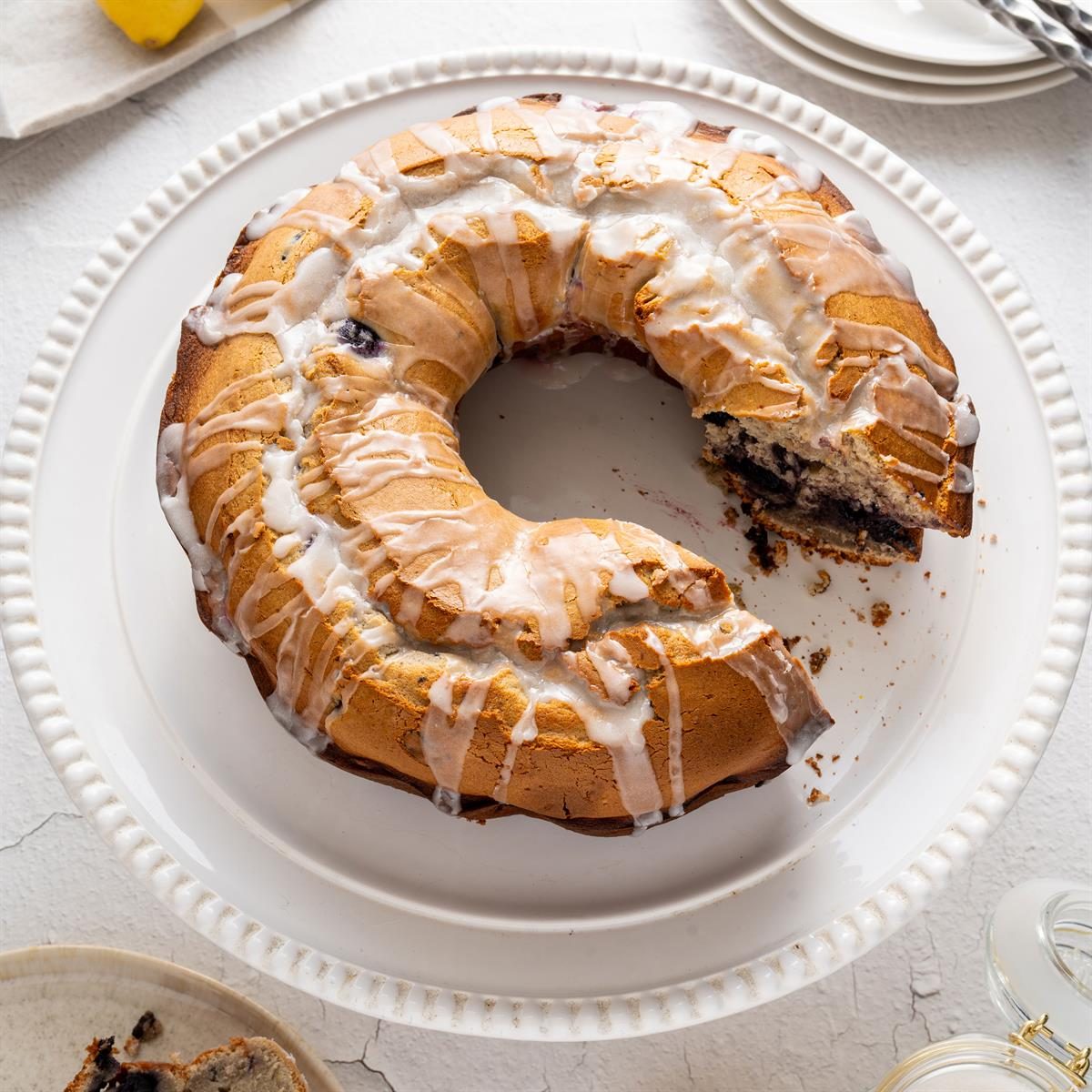 Lemon-Blueberry Pound Cake