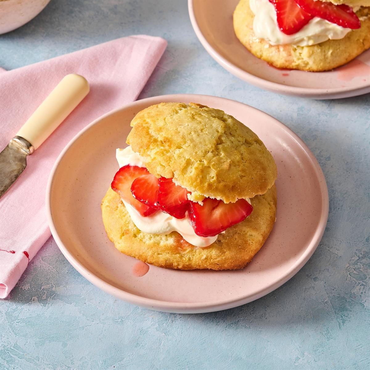 Lemon Strawberry Shortcake