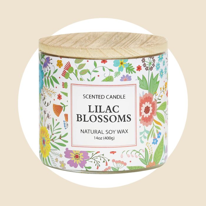 Lilac Blossoms Candle Via Amazon.com