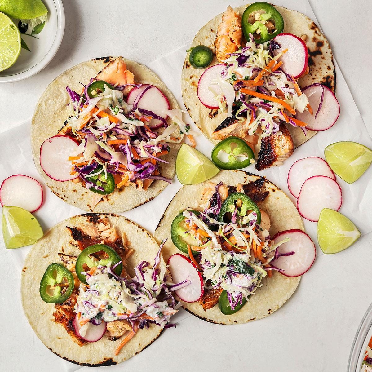 Salmon Tacos