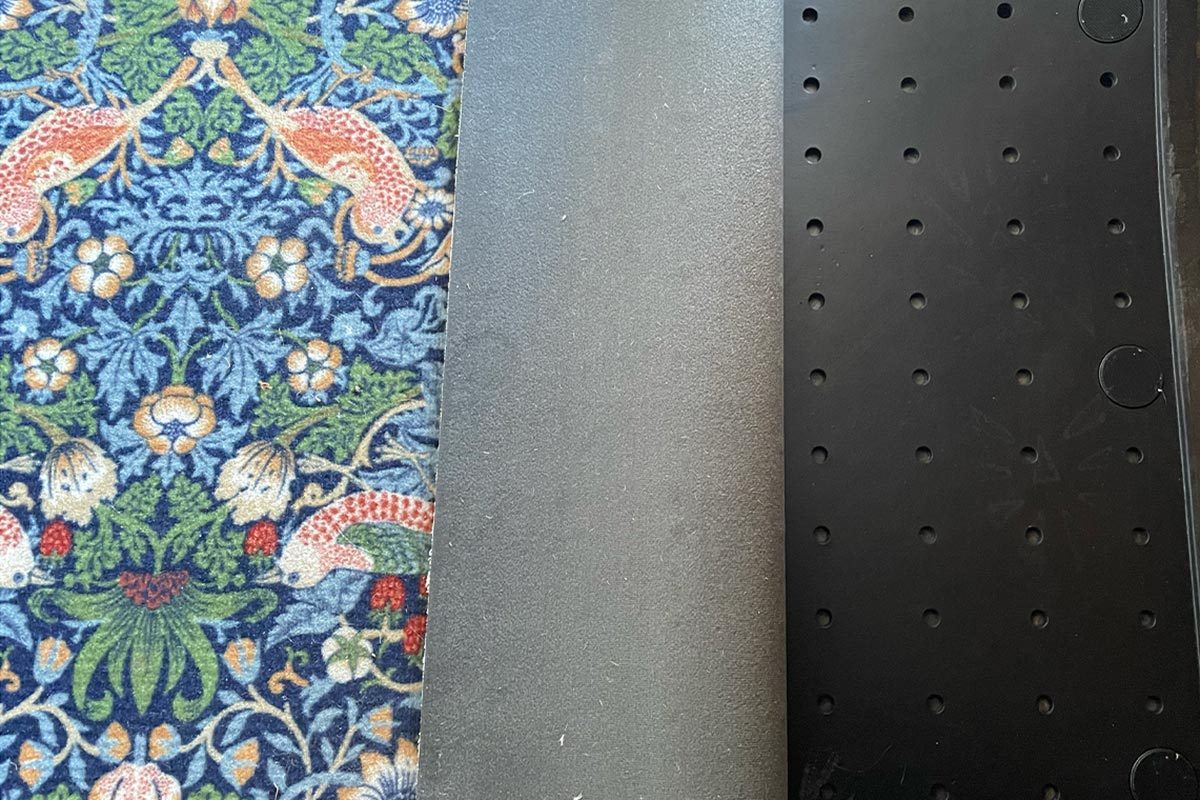 A Ruggable Doormat slightly folded