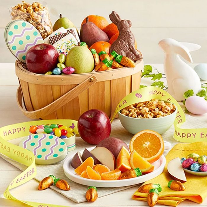 Easter Fruit And Treats Basket