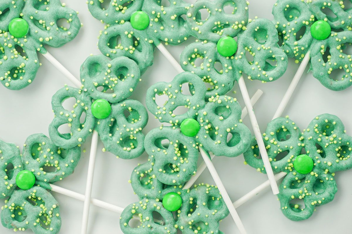 Shamrock Petzels ready to serve.