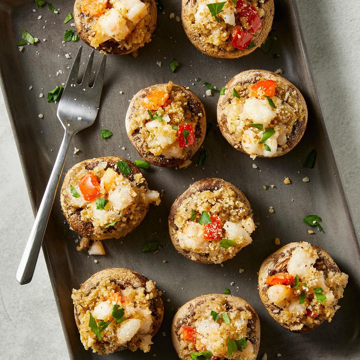 Shrimp-Stuffed Mushrooms