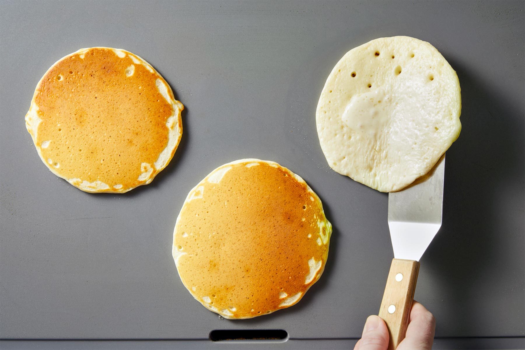 Turn; cook until second side is golden brown.