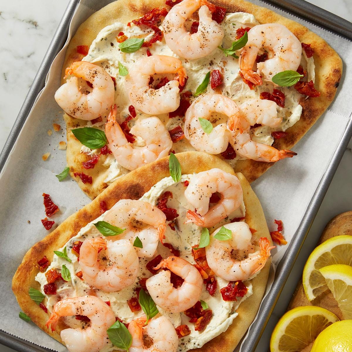 Shrimp Flatbread