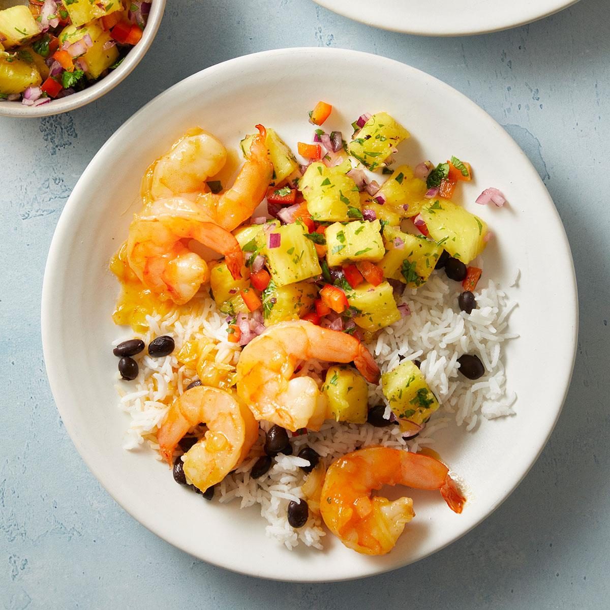 Shrimp with Pineapple Salsa