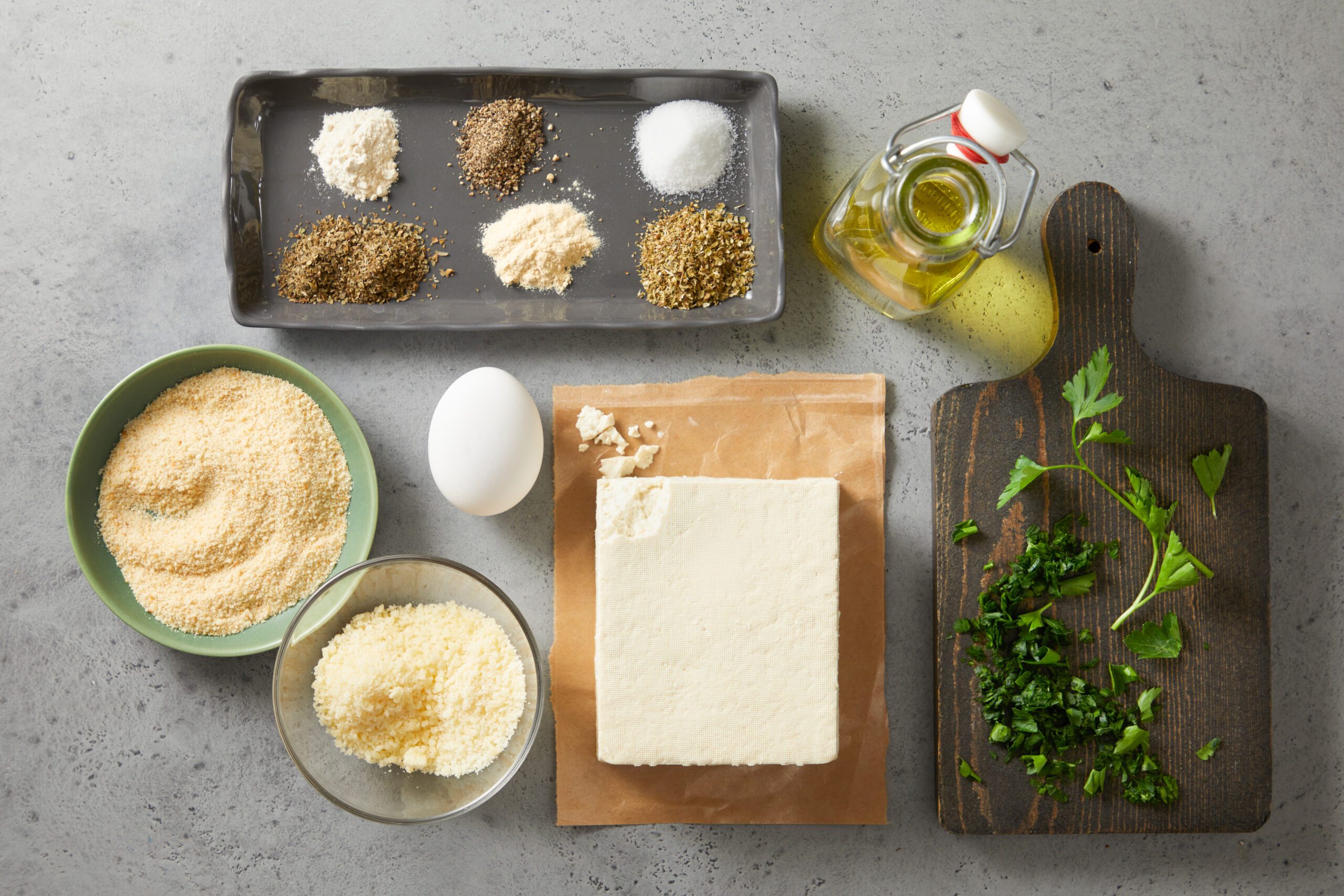Ingredients for Tofu Meatballs
