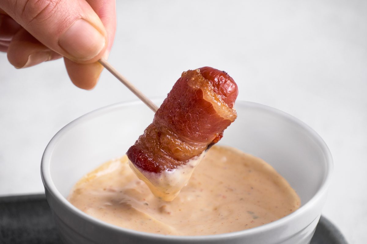 Bacon Wrapped Smokies