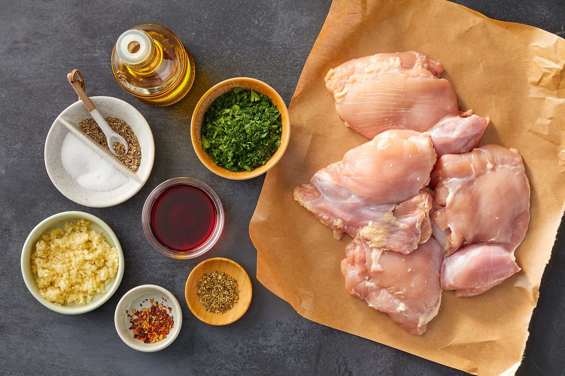 Ingredients for Chimichurri Chicken