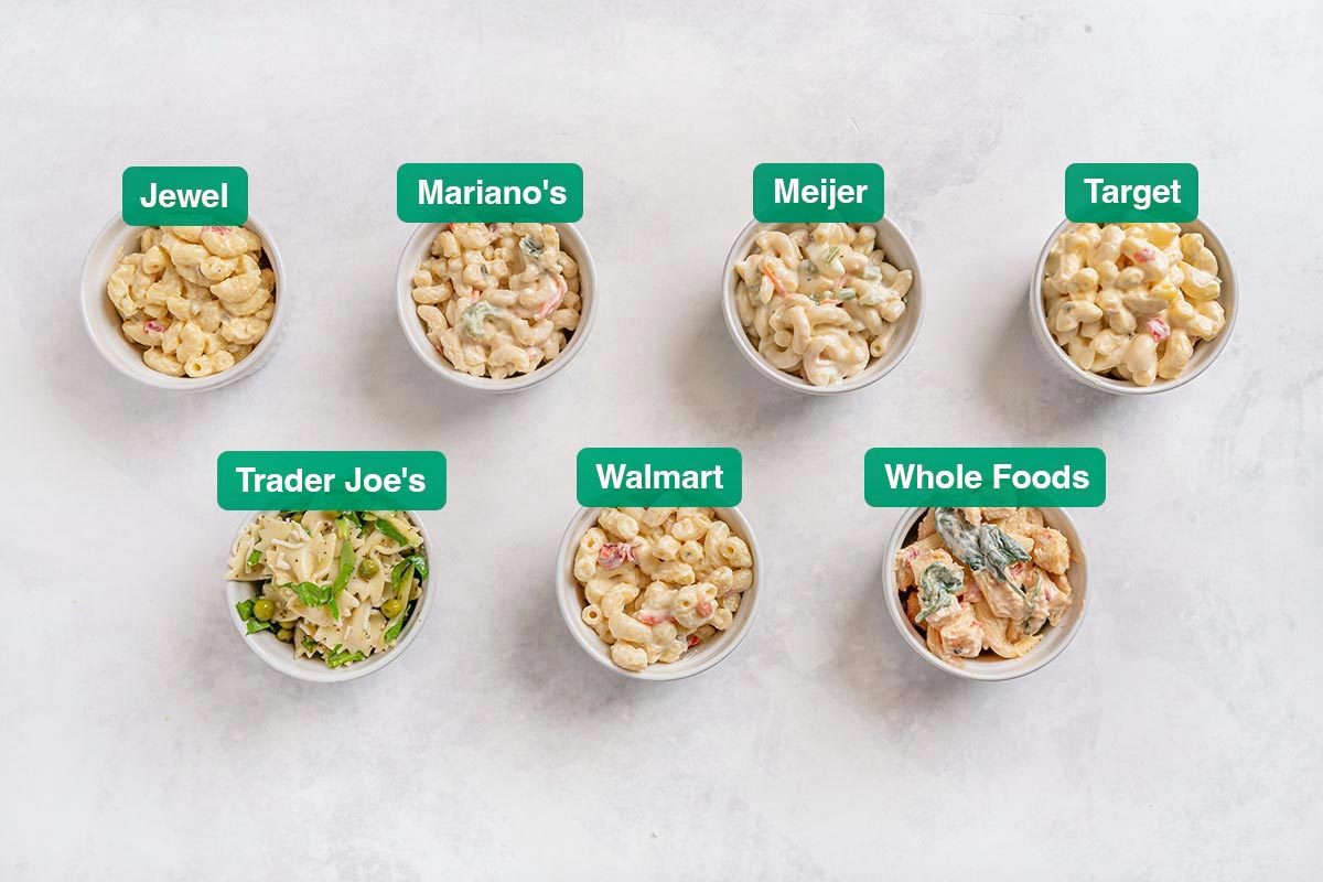 Pasta Salad from different stores