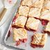 Raspberry-Rhubarb Slab Pie