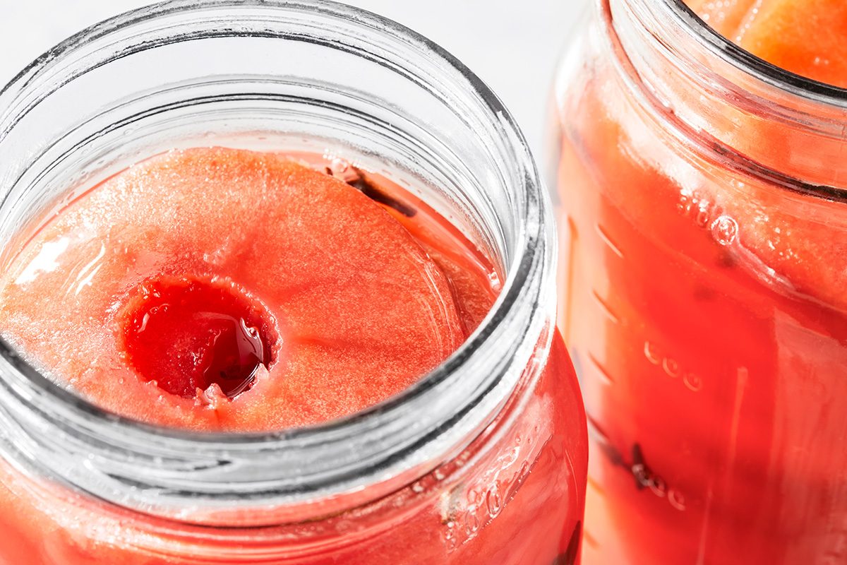 Spiced Apple Rings in jar