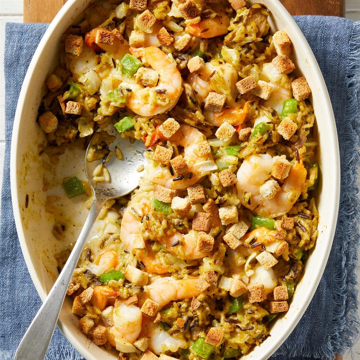 Shrimp and Wild Rice Casserole