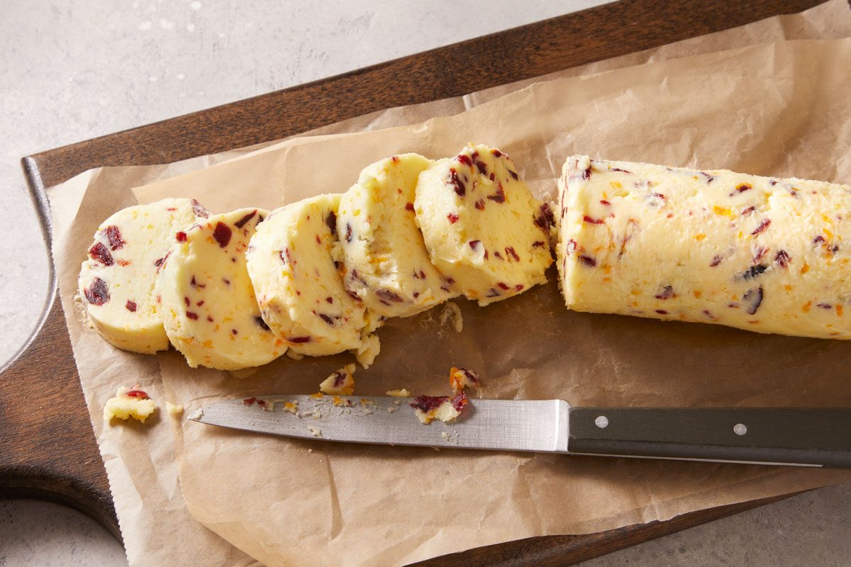 High shot of Cranberry Honey Butter