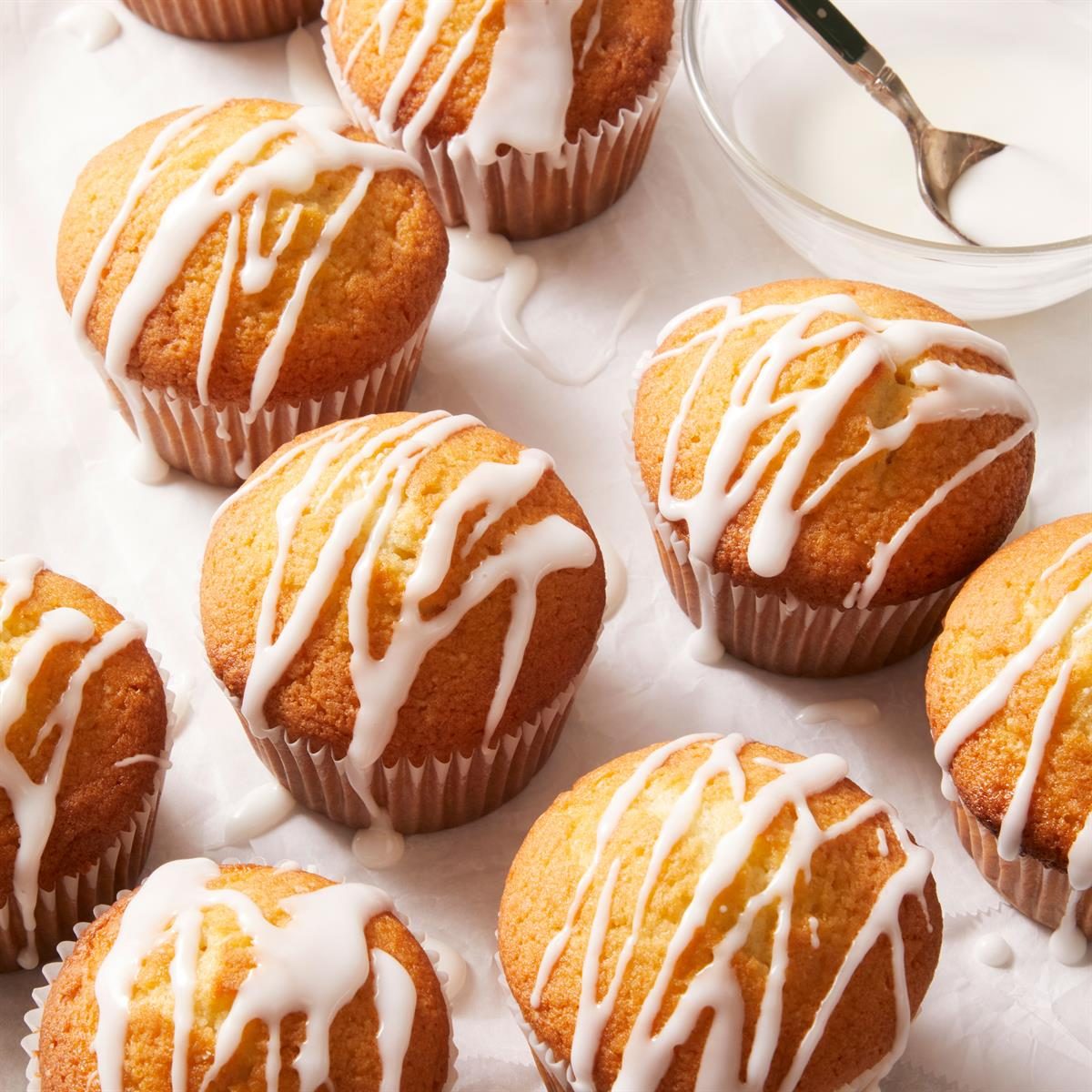 Lemon Pound Cake Muffins