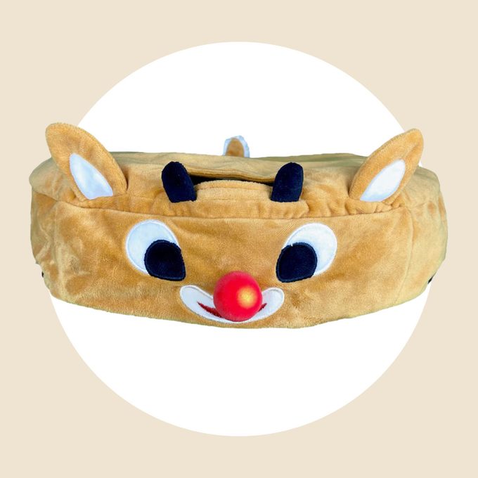 Rudolph Light Up Roomba Cover