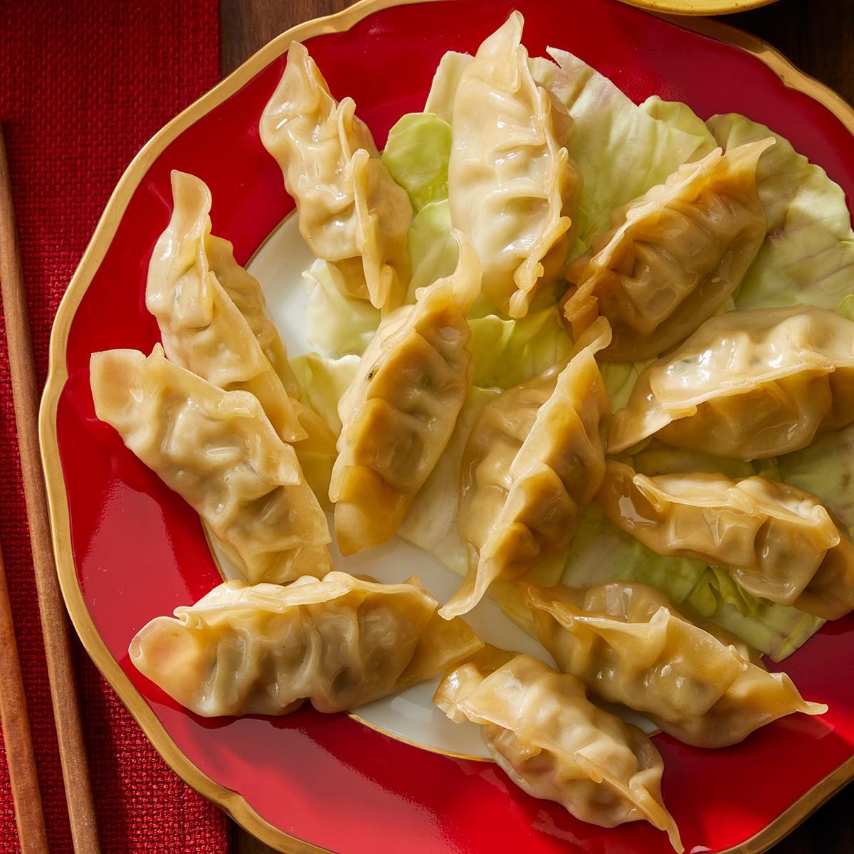 Asian Chicken Dumplings