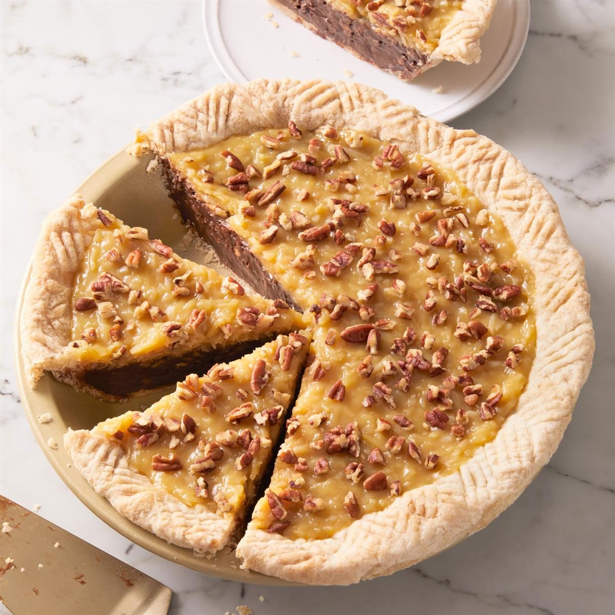 German Chocolate Pecan Pie