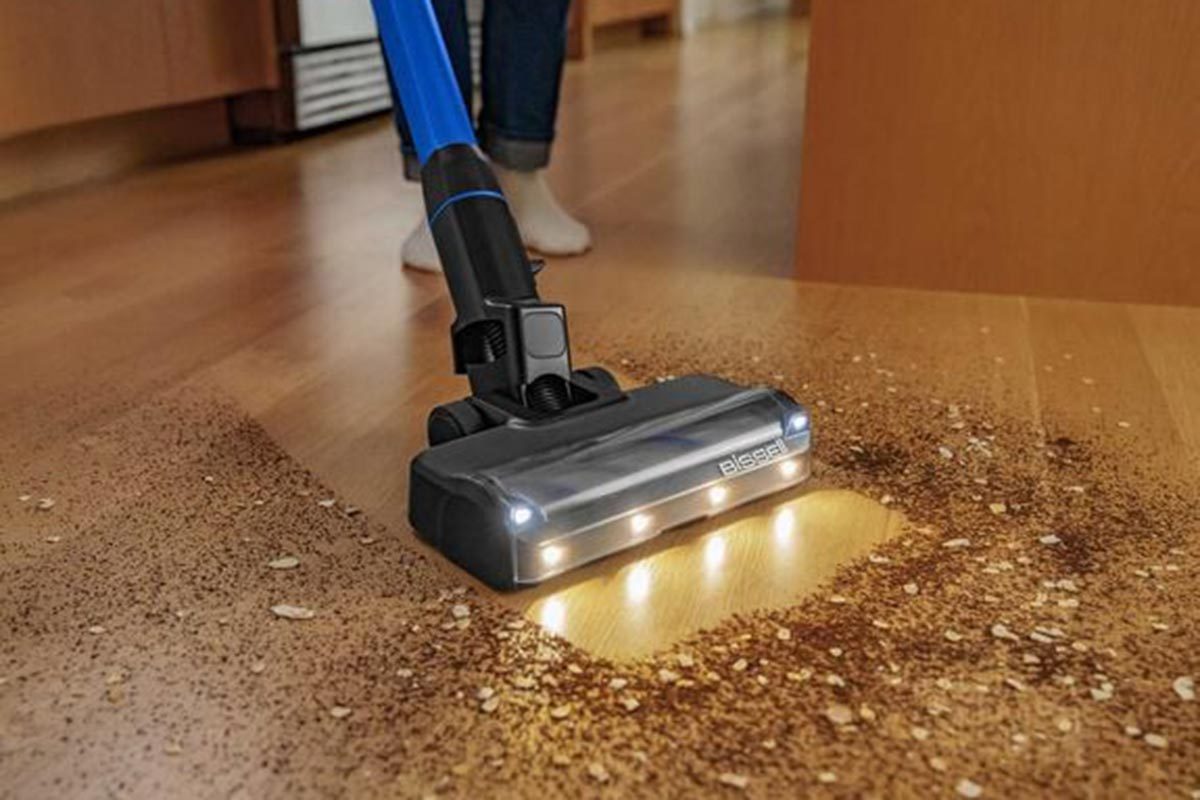 This New Bissell Stick Vacuum Has Headlights So You Don’t Miss Any Mess