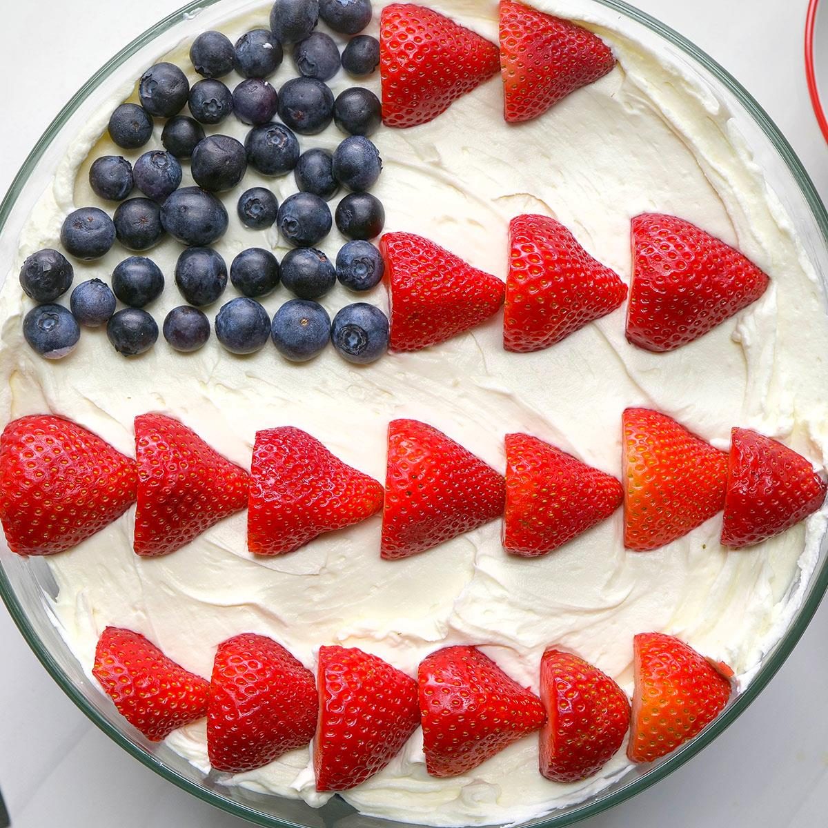 Red, White and Blue Dessert