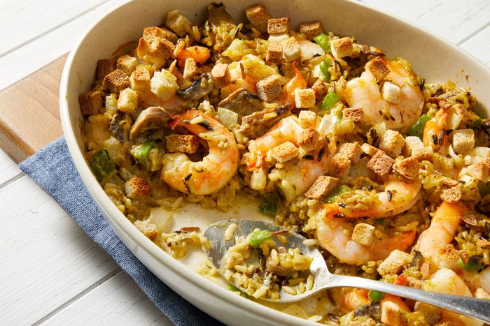 Shrimp And Wild Rice Casserole