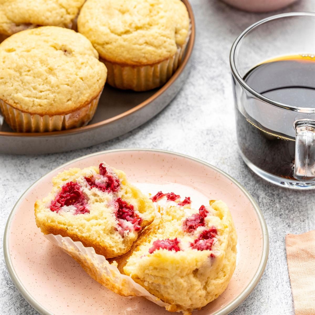 Berry Muffins with Sour Cream