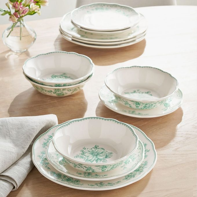 12 Piece Stoneware Dinnerware Set