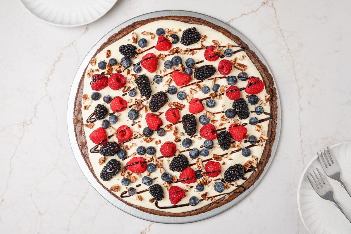 Brownie Fruit Pizza