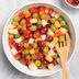 Fruit Salad with Watermelon and Grapes