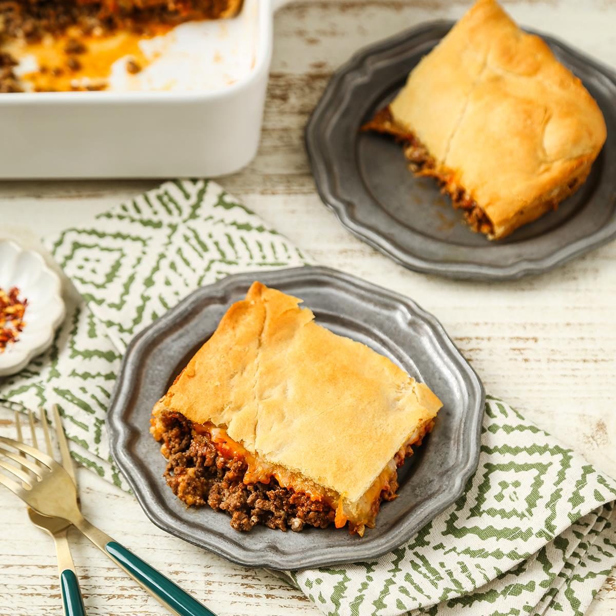 Crescent Roll Pizza Casserole