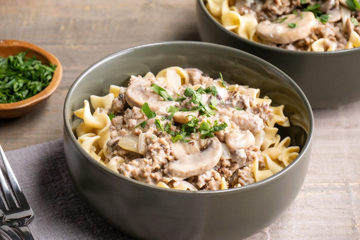 Sausage Stroganoff