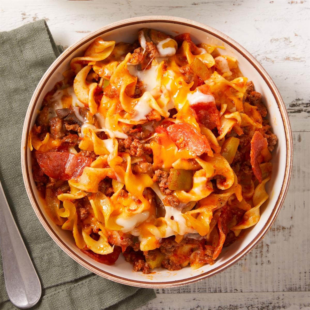 Slow-Cooker Pizza Pasta