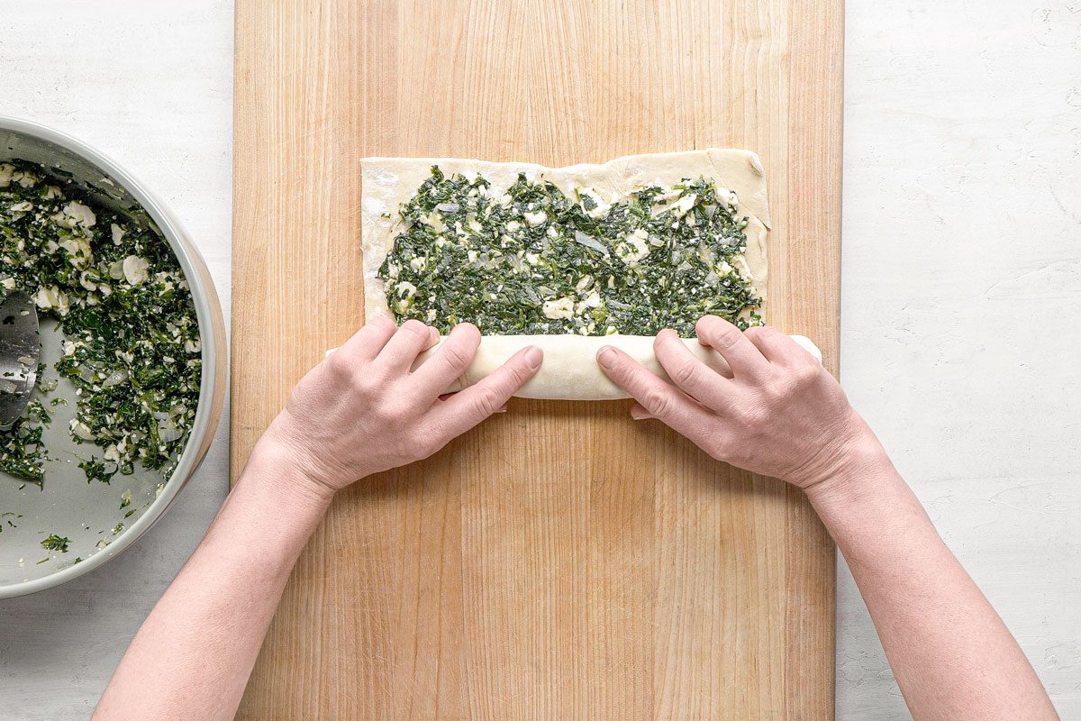 Roll up jelly-roll style.