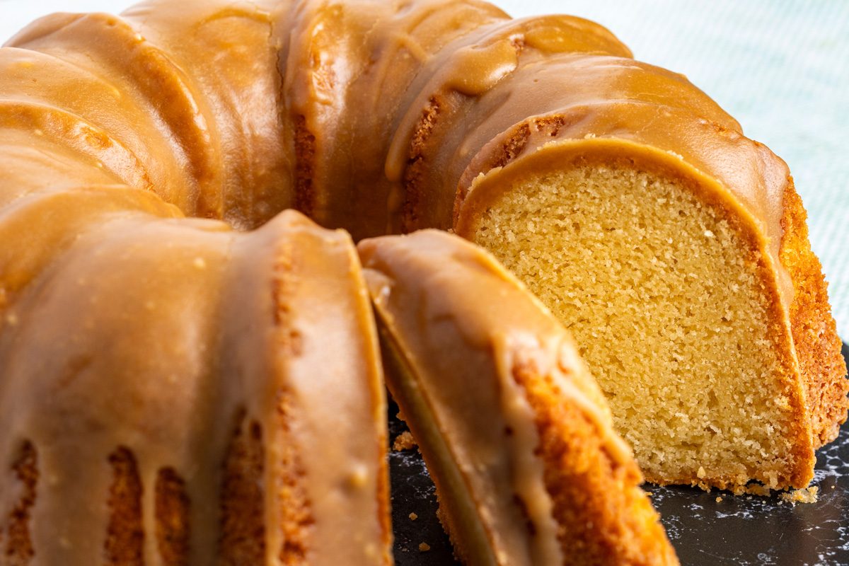 Buttermilk Cake With Caramel Icing