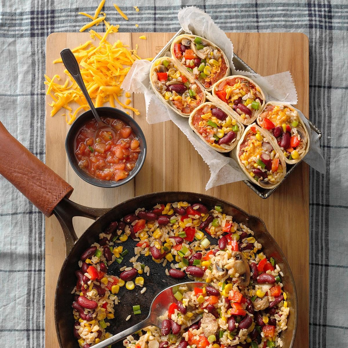 Veggie Brown Rice Wraps