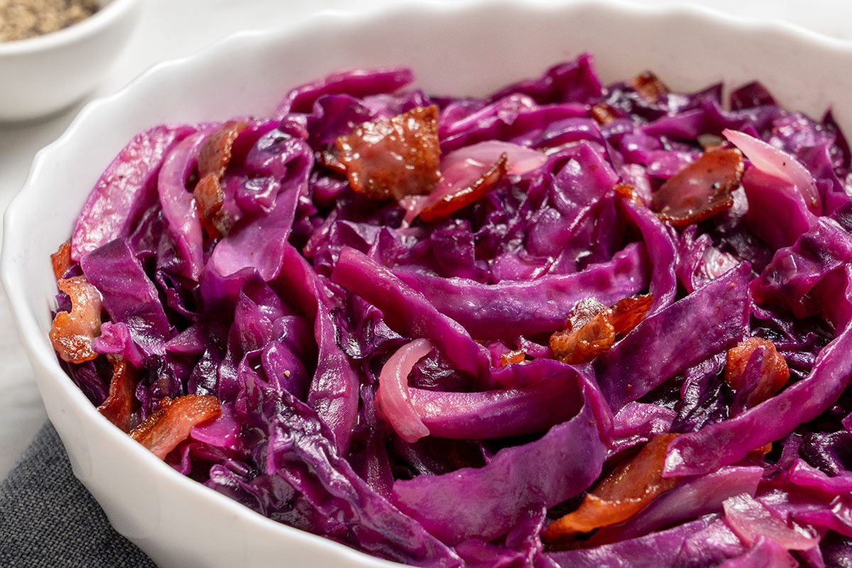 Red Cabbage With Bacon 