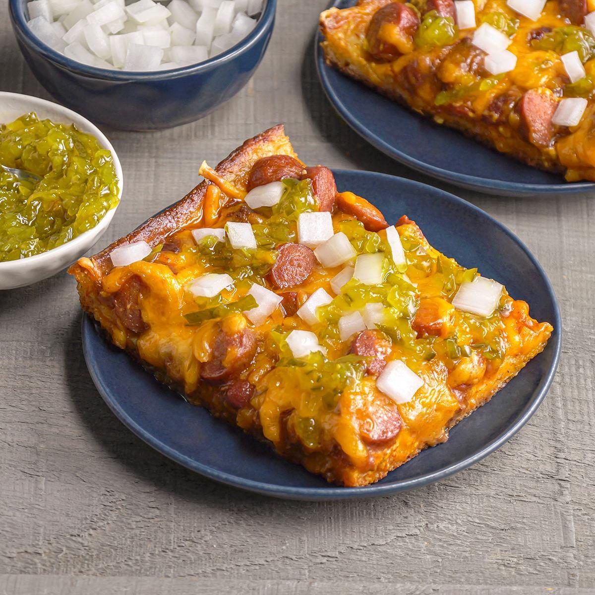 Chili Dog Pizza