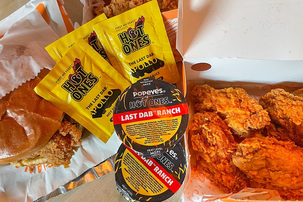 I Tried The New Popeyes X Hot Ones Menu