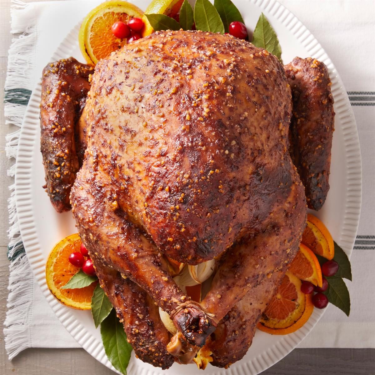 Cranberry-Maple-Glazed Turkey