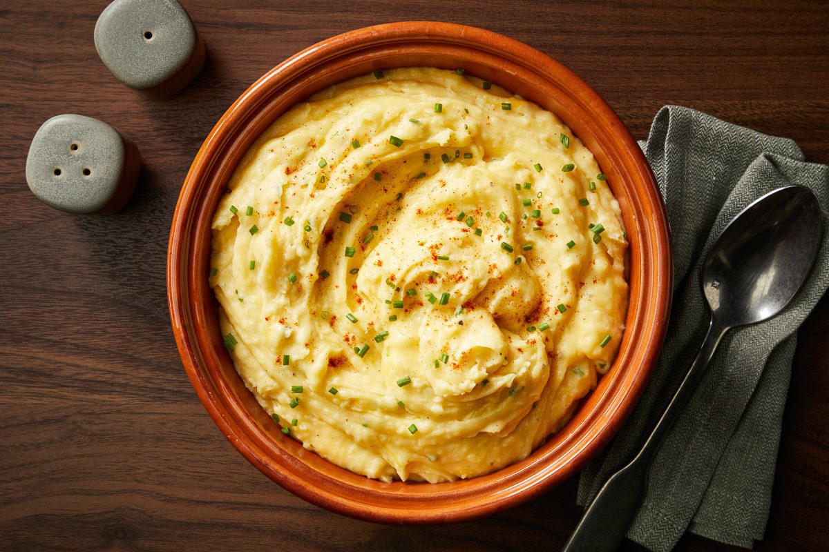Smoky Garlic Mashed Potatoes
