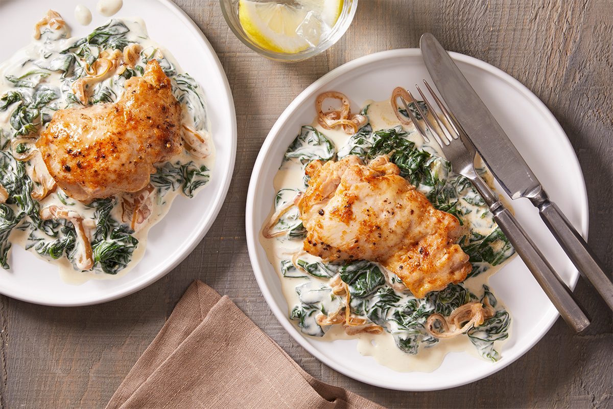 Chicken Thighs And Spinach Ft25 45682 Jr 1001 2