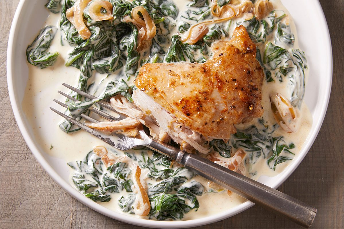 Chicken Thighs And Spinach Ft25 45682 Jr 1001 3