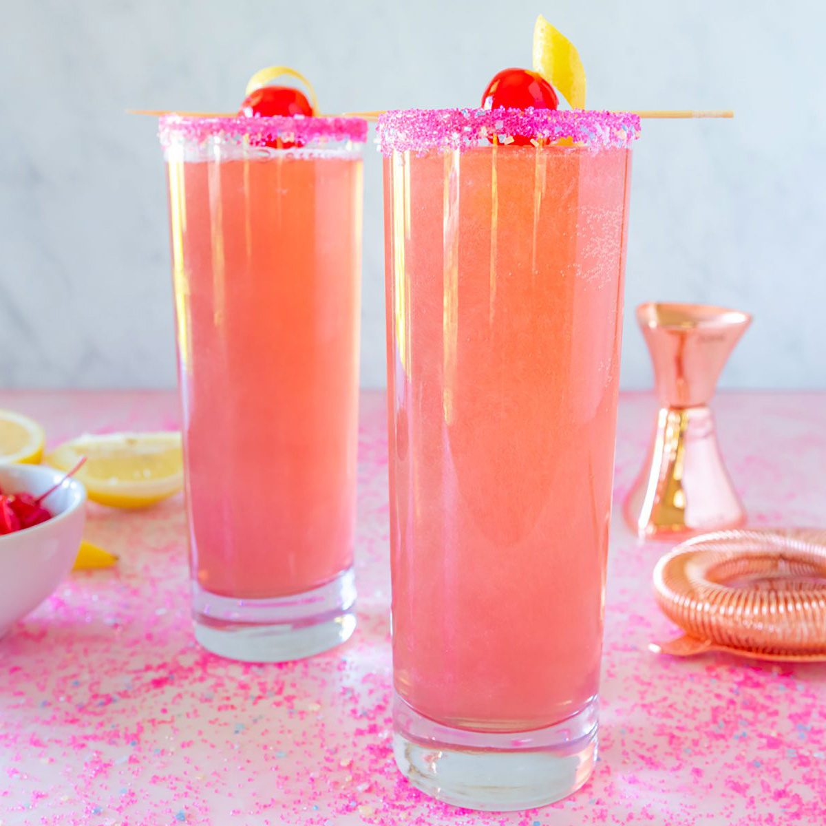 Glamorous Cocktails To Celebrate Your Showgirl Era Actually Romantic  Barbie Cocktail