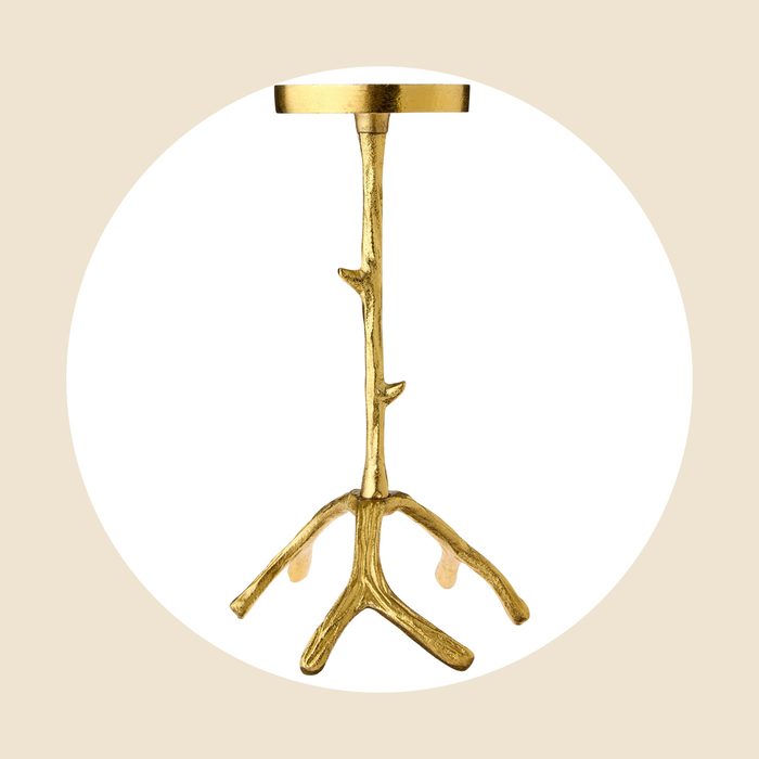 Gold Antler Candle Holder Via Walmart.com