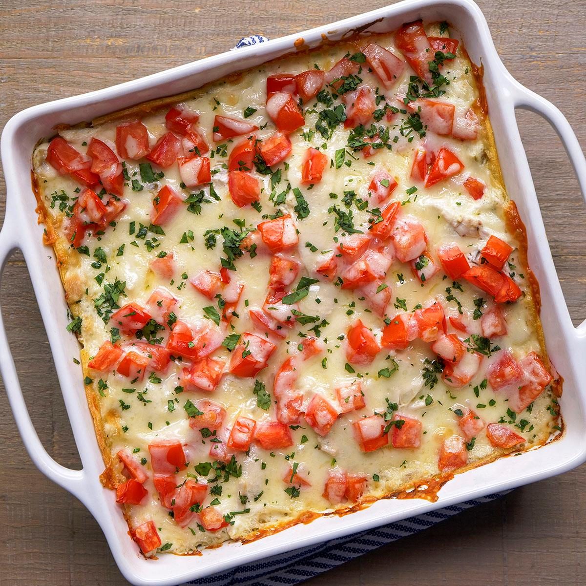 Salsa Verde Chicken Casserole